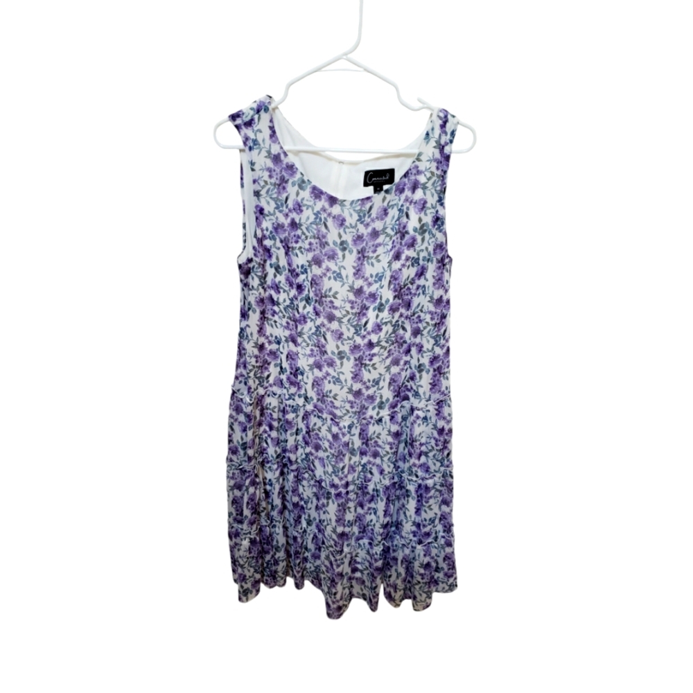Connected Apparel Foral Dress. Size 14